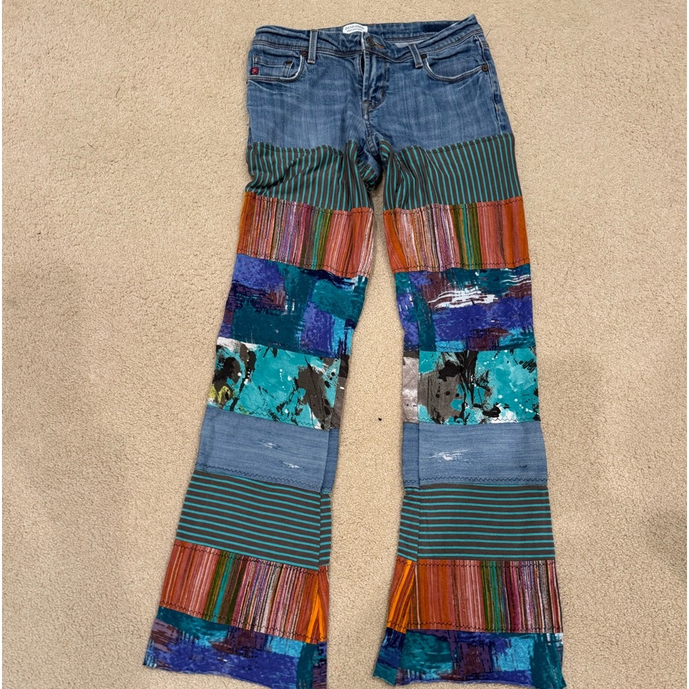 Custom made Boho Hippie jeans.